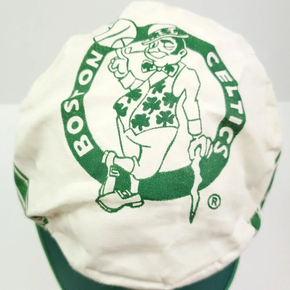 Boston Celtics Vintage Painter's Hat Cap 1981 NBA Champions Lucky Leprechaun